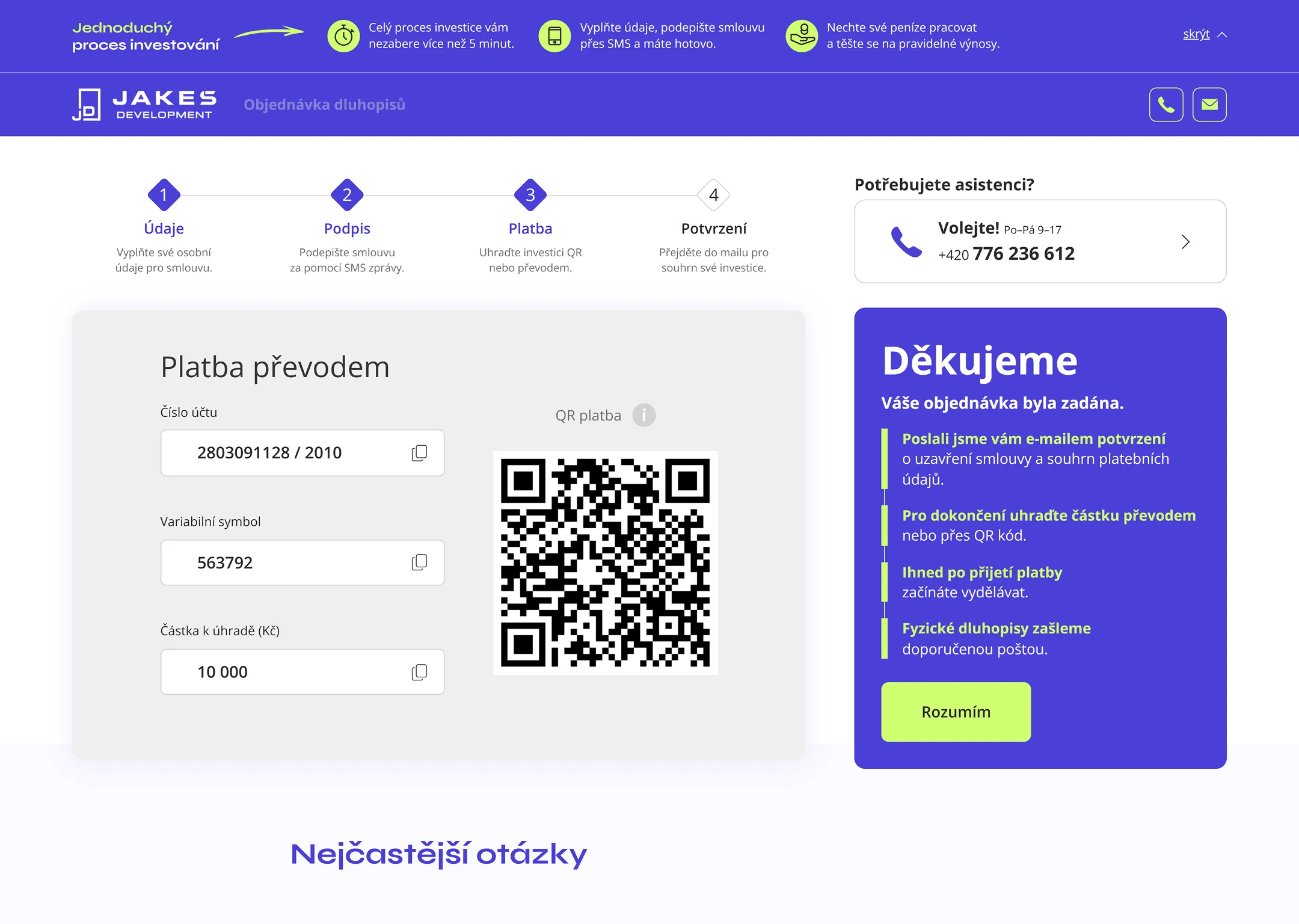 Dluhopisy - krok 6