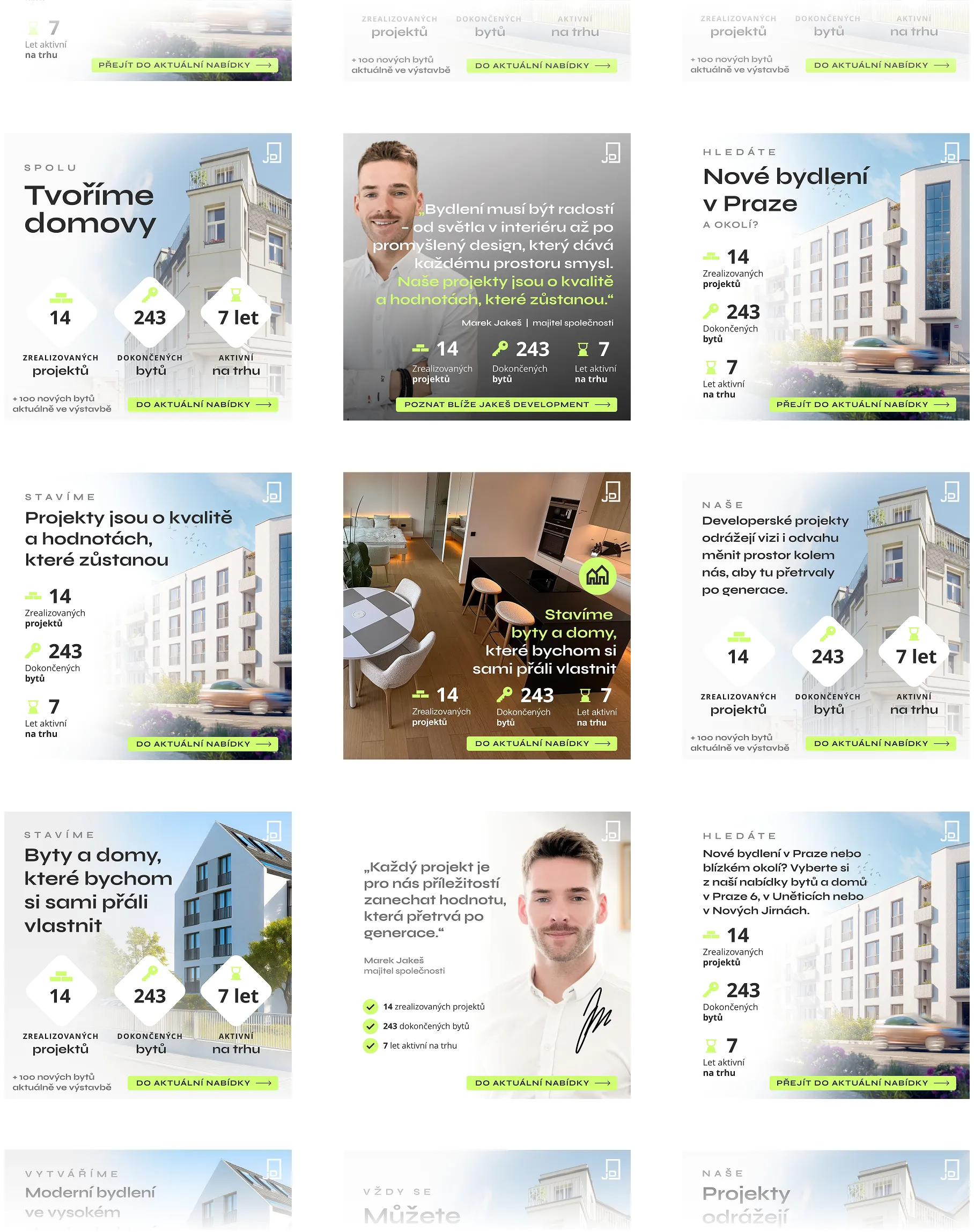 Reklamní kampaně - development