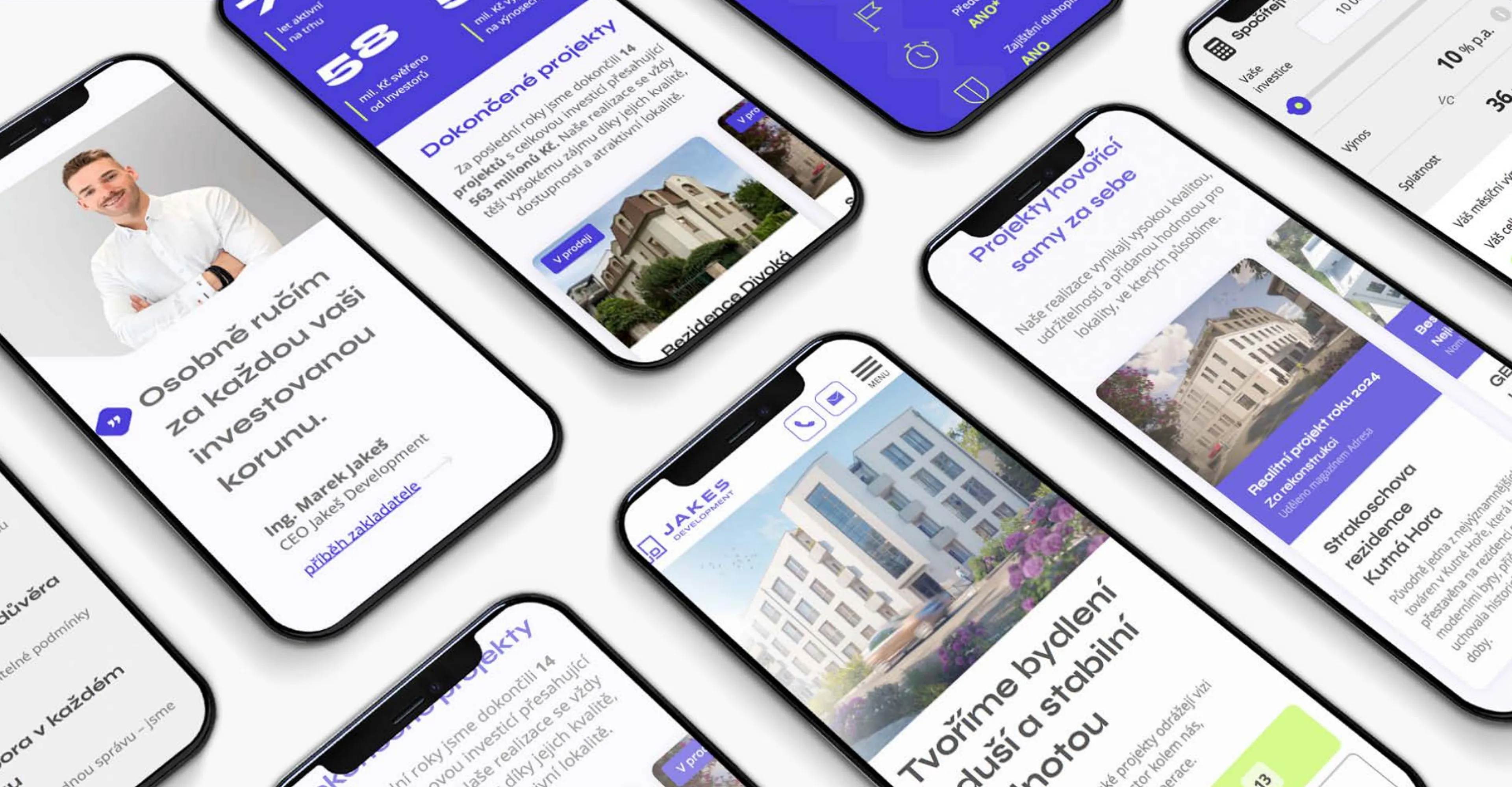 Jakeš Development - mobilní prezentace